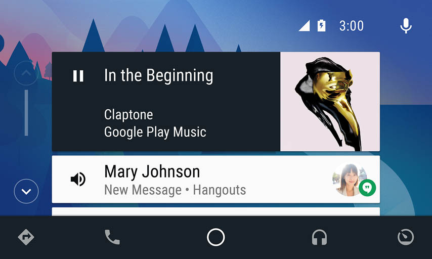 Google Play Music auto screenshot