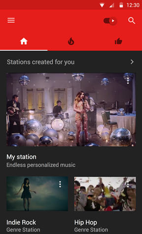YouTube Music mobile screenshot