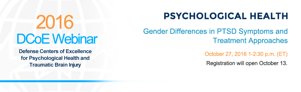 Gender Differences in PTSD Symptoms and Treatment Approaches