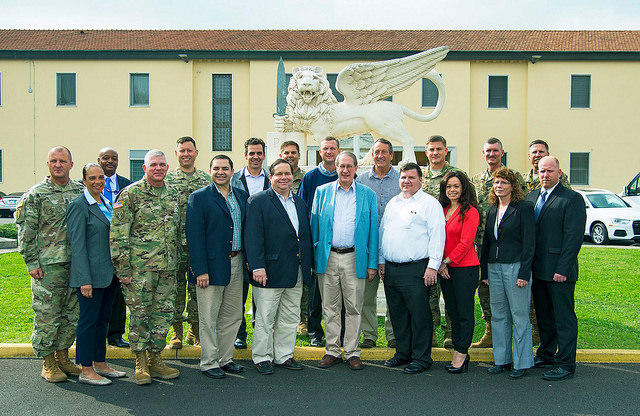 U.S. Army Africa and Vicenza Military Community host Congressional Delegation