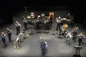 Members of the U.S. Air Force Heritage of America Band’s Heritage Brass ensemble play a set at the Paramount Theater in Goldsboro, N.C., Nov. 5, 2015. Each year, the band’s ensembles perform more than 300 concerts along the East Coast. (U.S. Air Force photo/Airman 1st Class Ashley Williamson)