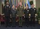 From left: Commander, Combined Forces Command, Gen. Vincent Brooks;  ROK Chairman General Sun Jin Lee;  Chairman of the Joint Chiefs of Staff Gen. Joseph F. Dunford; Japanese Chief of Staff Adm. Katsutoshi Kawano; and Commander, U.S. Pacific Command Adm. Harry B. Harris. The senior military leaders met at the Pentagon Oct. 14 to discuss trilateral collaboration in order to respond to increasing North Korean nuclear and missile threats. 