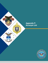 Cover of Appendix F: Acronym List 