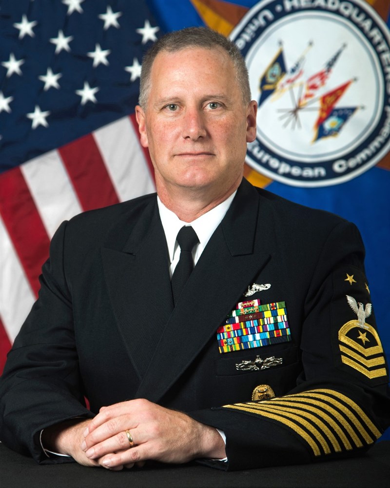 Fleet Master Chief (SS/SW) Addington is the Senior Enlisted Leader of U.S. European Command. 