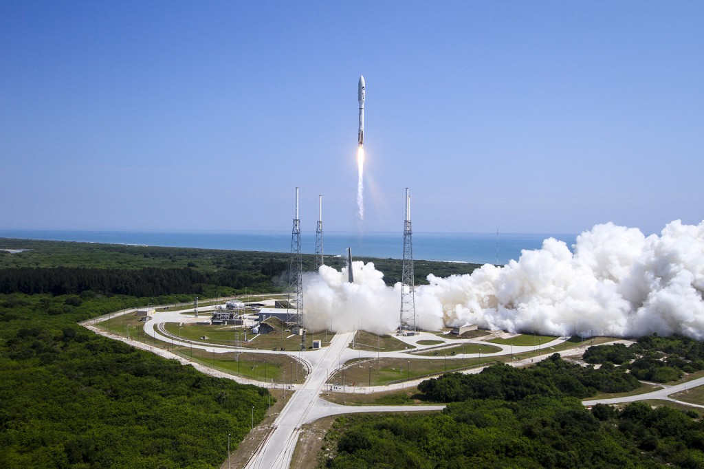 The Air Force and its mission partners successfully launched the AFSPC-5 mission aboard the Space and Missile Systems Center procured United Launch Alliance Atlas V launch vehicle at Cape Canaveral Air Force Station, Fla., May 20, 2015. The Atlas V rocket carried into low Earth orbit an X-37B Orbital Test Vehicle, marking the fourth space flight for the X-37B program. (Courtesy photo/United Launch Alliance)