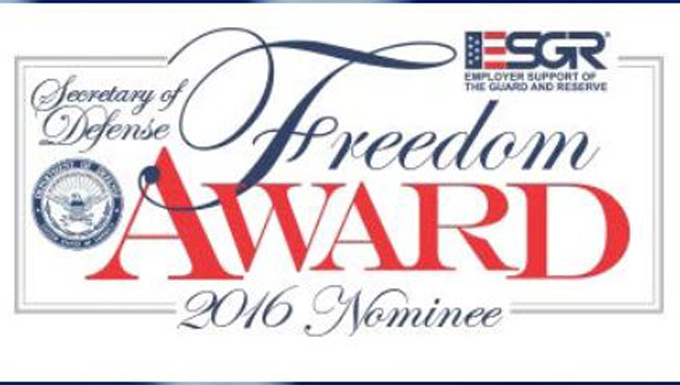 Freedom Award nominations begin Oct. 1 