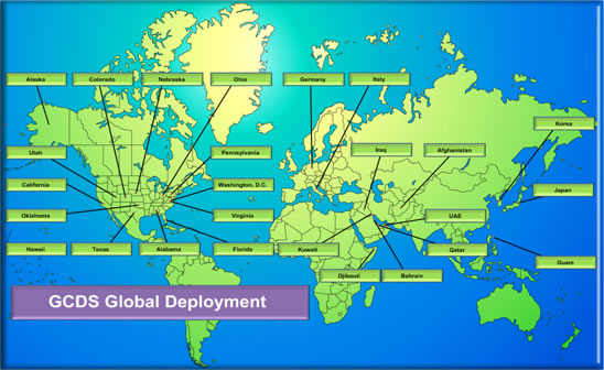 GCDS Deployment Map
