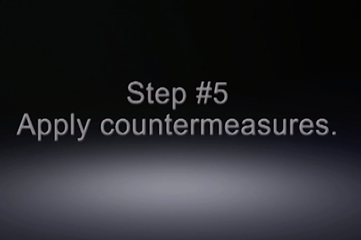 Step 5: Apply countermeasures
