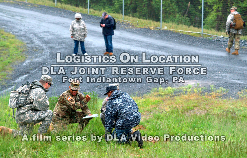 DLA Reserve Force training in a roadside field