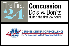 Concussion Do's and Don’ts during the first 24 hours