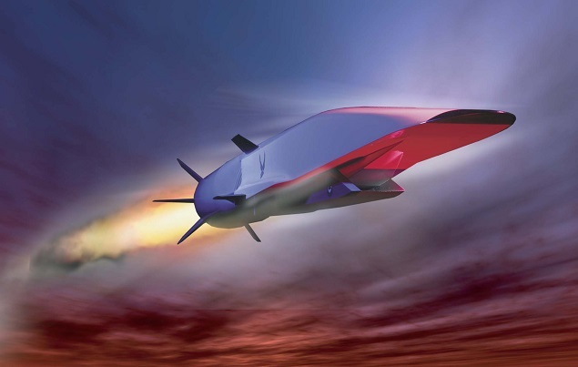 X-51A Waverider - An artist's concept of the Air Force Research Laboratory/Boeing X-51A during flight. The X-51 WaveRider is an unmanned research scramjet for hypersonic flight. The X-51 program was a cooperative effort by the Air Force, the Defense Advanced Research Agency, NASA, Boeing and Pratt & Whitney Rocketdyne. The program was managed by the Aerospace Systems Directorate in the Air Force Research Laboratory. X-51 technology will be used in the AFRL’s high-speed strike weapon, a Mach 5-plus missile that’s scheduled to enter service in the mid-2020s. Air Force Research Laboratory graphic 