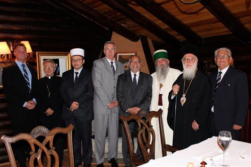 The EUCOM Chaplain staff participated in a luncheon hosted by Alexander Arvizu, the U.S. Ambassador to Albania, with the key religious leaders of the Inter-religious Council of Albania. 