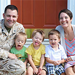 Military family with special needs children