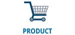 This is a shopping cart icon representing a product.