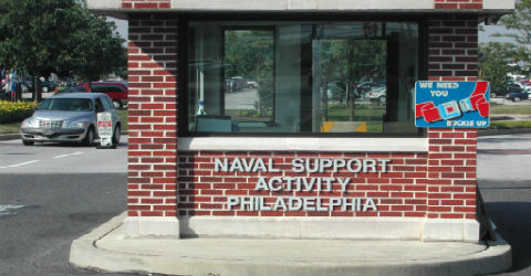 Naval Support Activity Philadelphia Gate