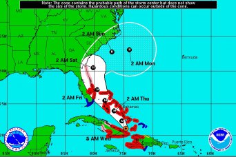 National Guard members called up to assist southeastern states during Hurricane Matthew