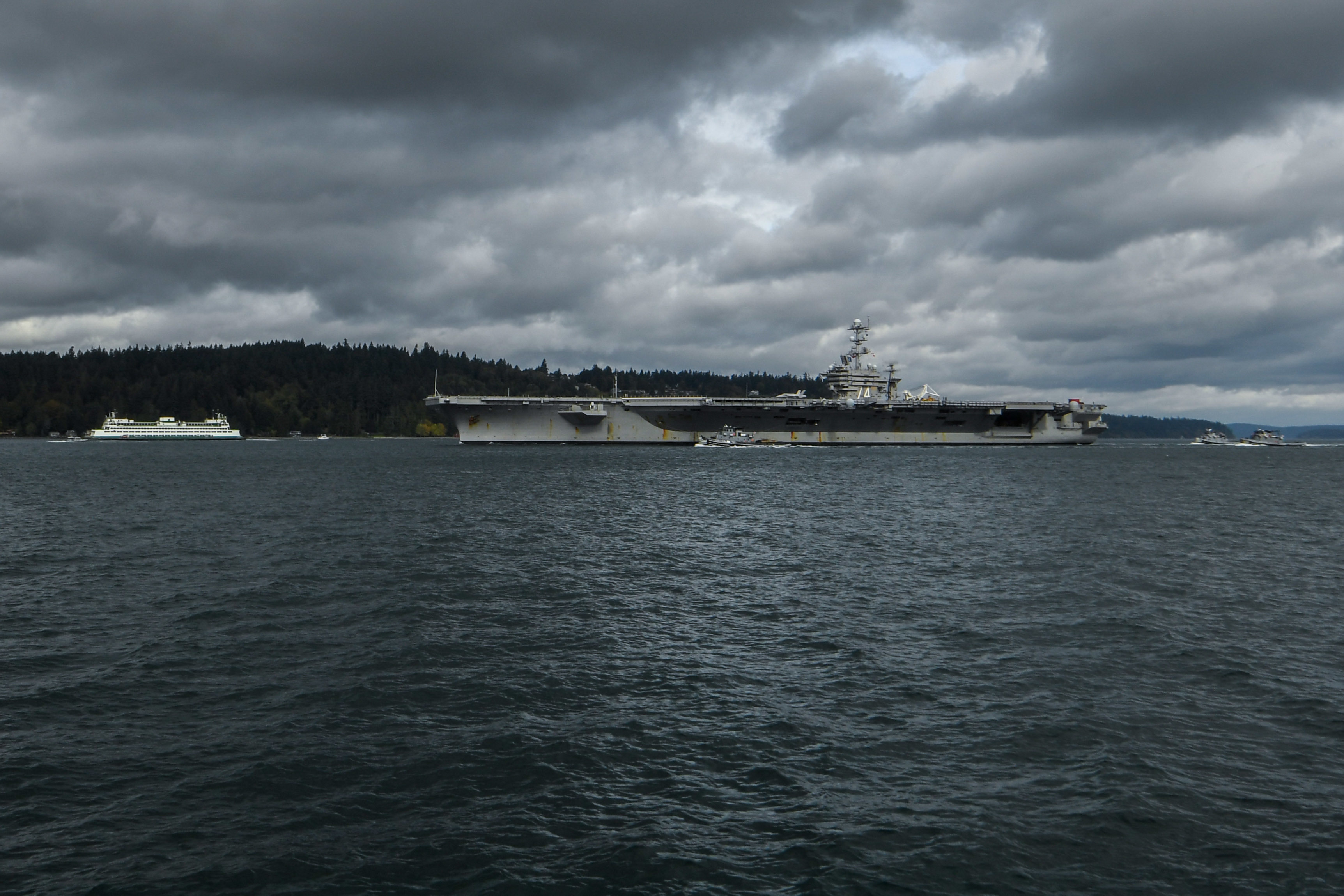 USS JOHN C. STENNIS (CVN 74) RETURNS TO NBK FROM PROFICIENCY & SUSTAINMENT TRAINING