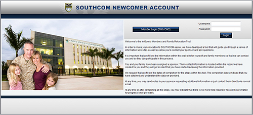 screen shot of NAT website