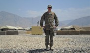 Photo: Maj. Doug Kaupa, a 1995 U.S. Air Force Academy graduate and astronautics instructor, deployed to Afghanistan in 2013. While there, he distributed star charts and space images to 250 Afghan children through Discover the Universe, a program educating them on the planets, stars and constellations. (Courtesy photo/Maj.Doug Kaupa)