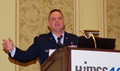 Air Force Col. Richard “Chip” Terry, acting director of the Health Information Technology Directorate at DHA, speaks at HIMSS about a major transformation underway within MHS to modernize health data and technology management.