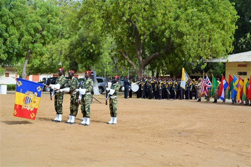 Flintlock 2015 closing ceremony, N'Djamena, Chad. (Photo by U.S. Army Sgt. 1st Class Jessica Espinosa, U.S. Special Operations Command Africa/RELEASED)