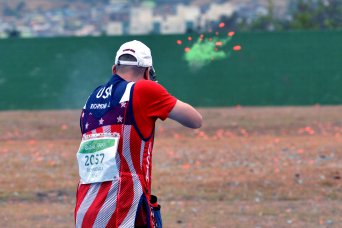 Army marksmen narrowly miss making Olympic double trap final
