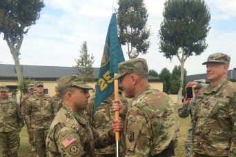 7th MSC's 2500th Digital Liaison Detachment conducts a change of command on 9/11