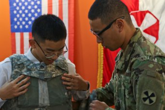U.S. Soldiers give attendees an Eighth Army Experience at ROK Ground Forces Festival