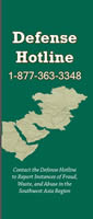 SWA Hotline Brochure---DoD Hotline Brochures, Infographics and Posters