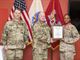 U.S. Army Corps of Engineers, Transatlantic Division leaders presented the Steel order of the deFleury Medal to Capt. Alicia Luces, a project manager with the Middle East District, in an award ceremony April 21.