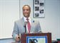 Donn Booker concluded his Sept. 29 retirement ceremony at the Transatlantic Division Headquarters in Winchester, Va. by thanking everyone he worked with during his 36 years of federal service with USACE. He attributed his success to teamwork and the common goals and open lines of communication he shared with his comrades.