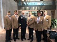 Major General Michael C. Wehr with members of the Veterans of Foriegn War's National Legislative Committee of California in Washington D.C. recently.