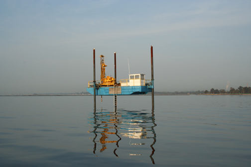 Hydrogeologic subsurface investigations on the Chesapeake Bay.