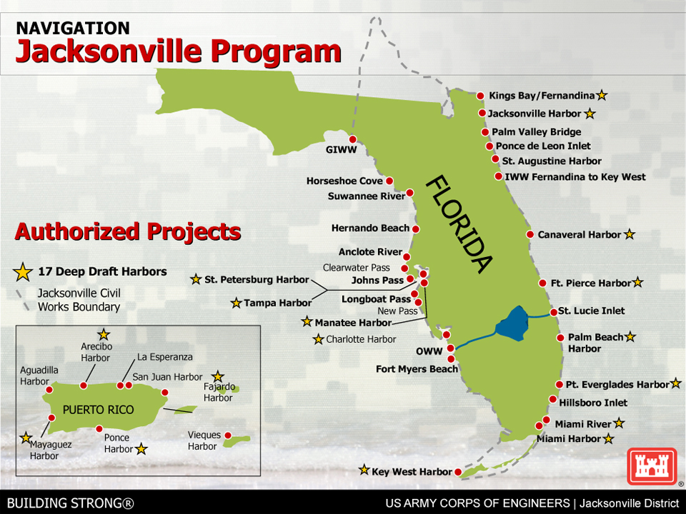 Map of Navigation projects