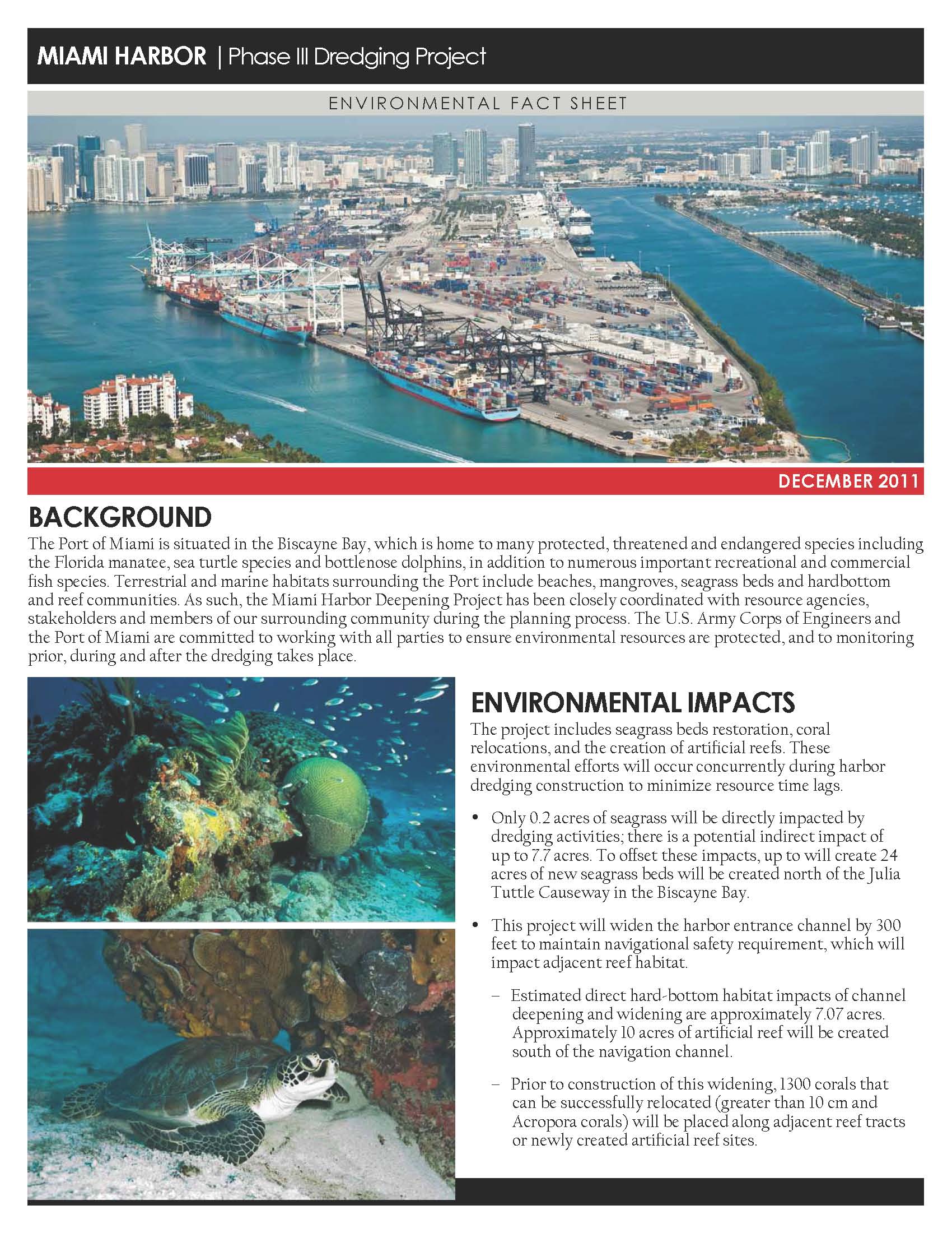 Port of Miami Fact sheet