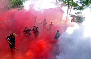 Special Forces students participate in Robin Sage, the two-week culmination exercise for the Special Forces Qualification Course. Robin Sage is conducted by D Company, 1st Battalion, 1st Special Warfare Training Group (Airborne).