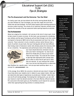 The Pre-Assessment and the Outcome: Ties that Bind