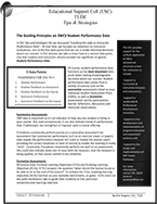 The Guiding Principles on SWCS Student Performance Data