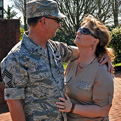 Military couple