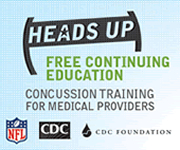 	HEADS UP: free continuing education; concussion training for medical providers