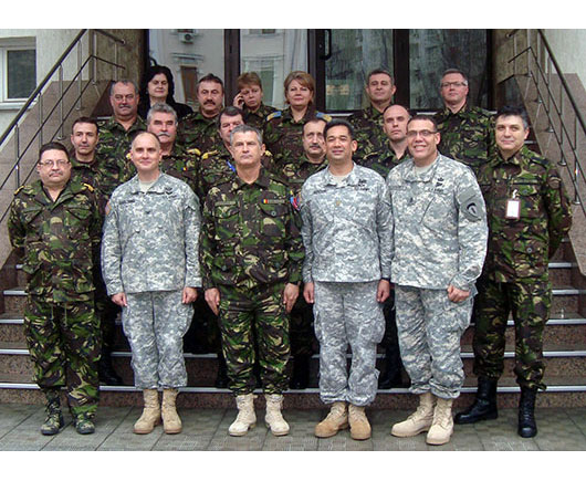 Members of the Romanian Control and Inspection Corps and the U.S. Army Europe Office of the Inspector General