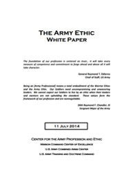 Army Ethic White Paper