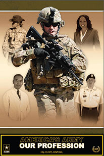 America's Army Our Profession Poster