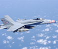 Image of F/A-18 Hornet strike fighter.