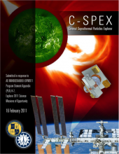 Cover page of the C-SPEX proposal to the 2011 NASA Explorer Stand Alone Mission of Opportunity call for mission concepts illustrating the accommodation of the proposed instrument on the International Space Station