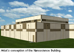Artist's conception of the Nanoscience Building
