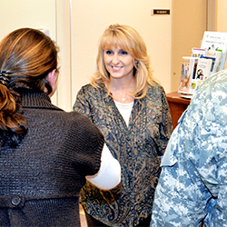 Couple meeting counselor.