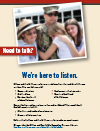 Military and Family Life Counseling Program Poster - Adult (Navy)