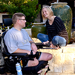 Wounded warrior with spouse