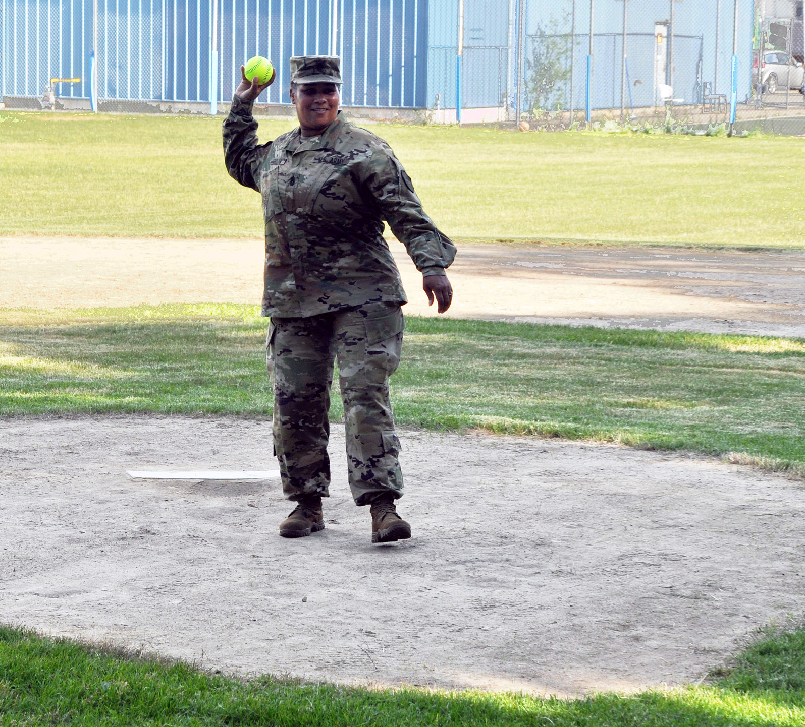 Softball season 1st Pitch 